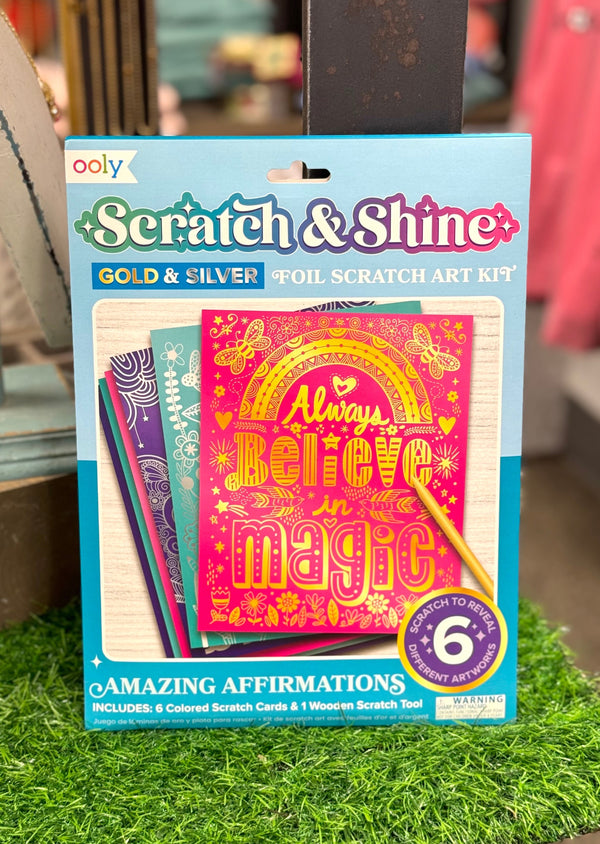 Scratch & Shine Cards - Amazing Affirmations