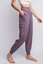 Butter Soft Side Pocket Joggers - Frosted Mulberry
