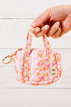 Itty Bitty Duffle Bag Charm-Petal Parade Pink