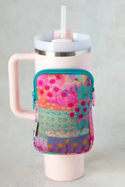 Water Bottle Pouch - Watercolor Patch