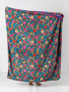 Reversible Cozy Blanket - Pink Flower