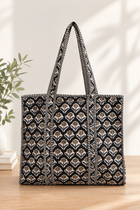 Quilted Print Tote - 5 Colors