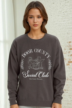 Crewneck Sweatshirt - Door County Social Club - Black