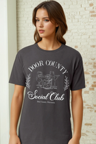 Garment Dyed Tee - Door County Social Club-Black
