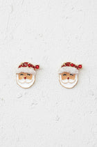 Santa Crystal Stud Earrings