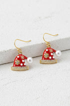 Christmas Hat Dangle Earrings