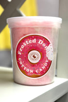 Frosted Donut Cotton Candy