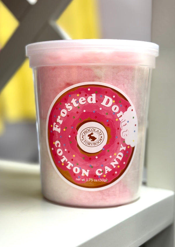 Frosted Donut Cotton Candy