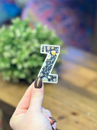 Floral Letter Sticker