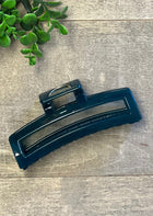 Round Rectangle Claw Clip - 5 Colors