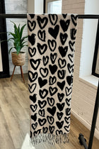 Heart Print Scarf - 4 colors