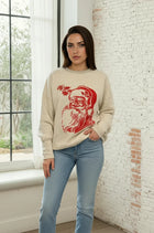 Vintage Santa Faux Crop Crew