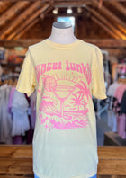 Garment Dyed Tee - Sunset Junkie