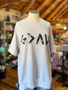 Short Sleeve Sweatshirt - God is Greater