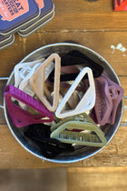 Triangle Velvet Claw Clip - 6 Colors