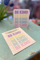 Be Kind Rainbow Sticker