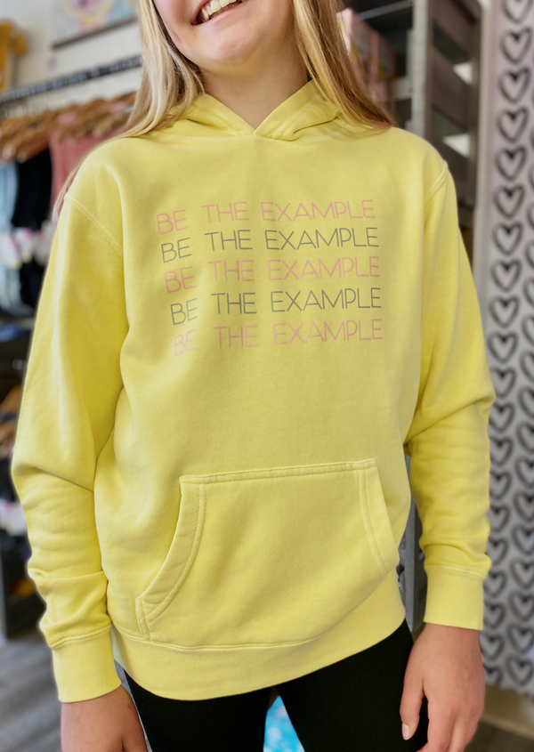 Girl's Graphic Hoodie - Be The Example