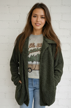 Teddy Coatigan - Olive