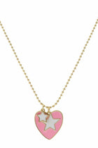 Heart & Star Charm Necklace