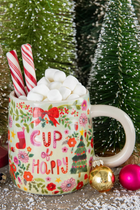 Stoneware Mug - Holiday Cup of Happy
