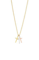 Triple Cross Tritone Pendant Necklace