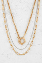 Chain Link Layered Necklace