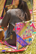 Outdoor Folding Seat - Patchwork