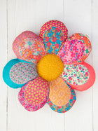 Whimsy Patchwork Pillow - Flower