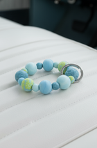 Wrist Keychain - Bermuda Blue