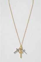 Triple Cross Necklace