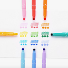 Confetti Stamp Double-Ended Markers