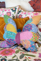 Patchwork Pillow - Butterfly