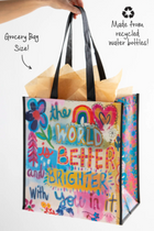 XL Happy Bag - World is Brighter