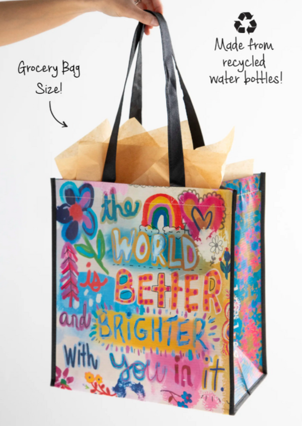 XL Happy Bag - World is Brighter