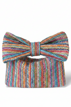 Woven Bow Clutch - 2 Colors