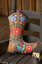 Boho Pillow - Cowboy Boot