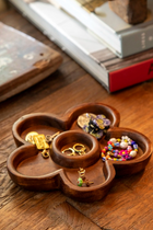 Trinket Dish - Wood Flower