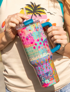 40 oz Watercolor Floral Tumbler