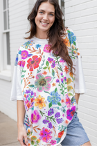 Oversized Tee - Multi Garden