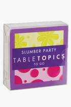 Table Topics To Go - Slumber Party