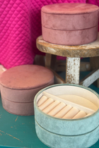 Velvet Jewelry Box - 3 Colors