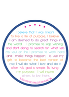 Live My Purpose Sticker