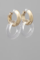 Two Tone Linked Circle Huggies