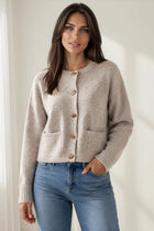 Soft Knit Button Front Cardigan