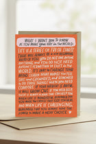 Make Your Way in the World Card