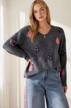 Pom Pom Tree Sweater