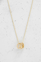 3 Ring Pendant Necklace