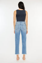 Lucy High Rise Slim Straight Leg Jeans
