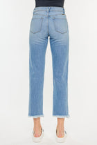 Lucy High Rise Slim Straight Leg Jeans