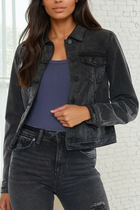 Classic Denim Jacket - Black